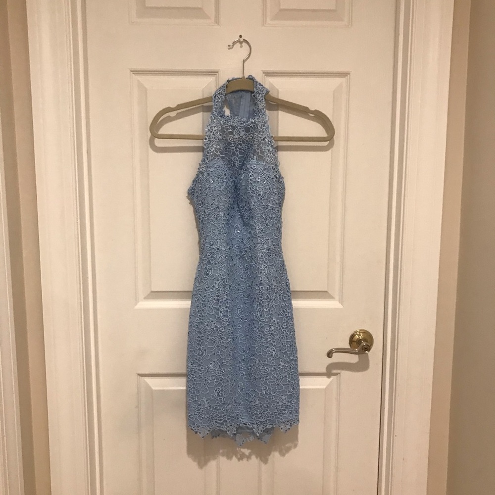 Light Blue Alyce Paris Dress 000